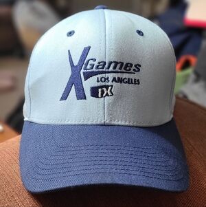 2003: X Games IX Los Los Angeles Fitted FlexFit Hat L-XL Y2K